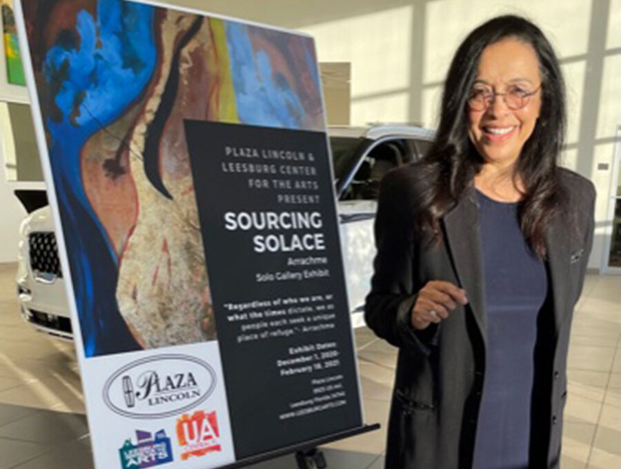 Local villager’s art pieces on display at dealership